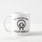 Schaf-Thrills Kaffeetasse (Links)