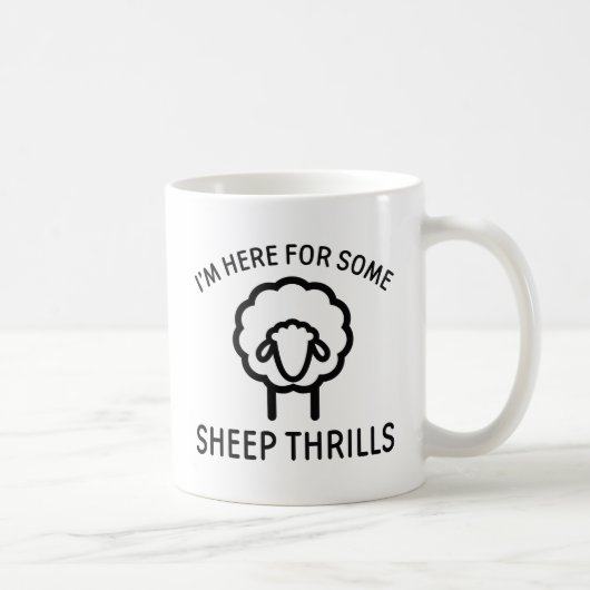 Schaf-Thrills Kaffeetasse (Rechts)