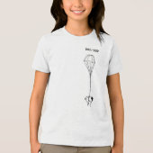Schaf Tri-Blend Shirt (Vorderseite)