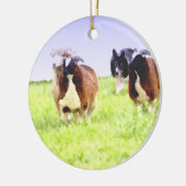 Schaf- und Grenzkolonie Keramikornament (Links)