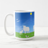 Schaf und Lamm Kaffeetasse (Links)