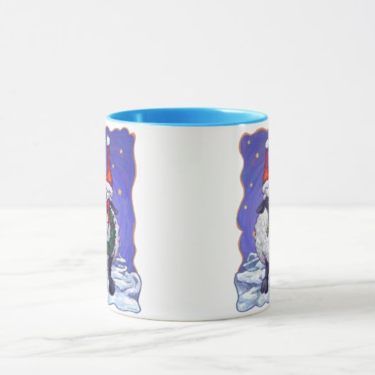 Schaf-Weihnachten Tasse (Zentrum)