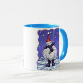 Schaf-Weihnachten Tasse (VorderseiteRechts)