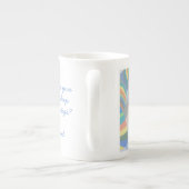 Schaf-Witz-Tasse Saphir Halliday Künstler Porzellantasse (Rückseite)