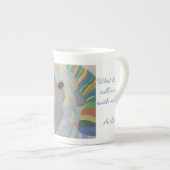 Schaf-Witz-Tasse Saphir Halliday Künstler Porzellantasse (Vorderseite Rechts)