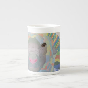 Schaf-Witz-Tasse Saphir Halliday Künstler Porzellantasse