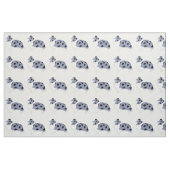 Schäfchenblauer Mergel und weißes Silo Stoff (Fat Quarter (45,7 x 55,9 cm))