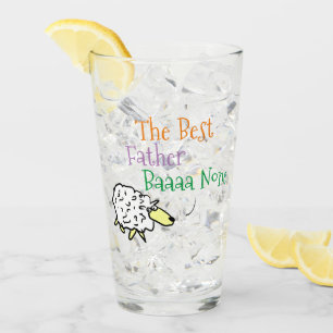 Schafdesign für das beste Vaterglas Glas