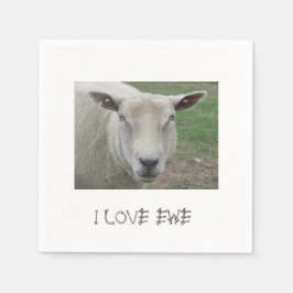 Schafdesignpapier Napkins Serviette