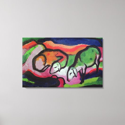 Schafe, 1912 leinwanddruck (Vorderseite)