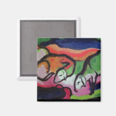 Schafe, 1912 magnet (Vorderseite/Rückseite)