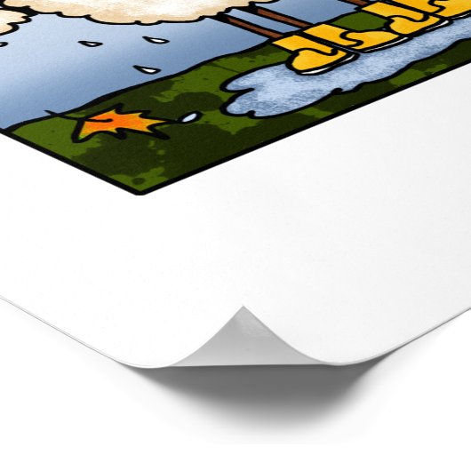 Schafe aller Jahreszeiten Poster (Ecke)