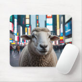 Schafe auf dem Times Square Mousepad (Mit Mouse)