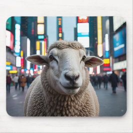 Schafe auf dem Times Square Mousepad