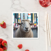 Schafe auf dem Times Square Serviette (Beispiel)