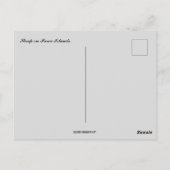 Schafe auf den Färöern Postkarte (Rückseite)