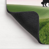 Schafe auf der Horizont… Border-Collie Mousepad (Ecke)