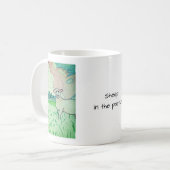 Schafe auf der Weide Kaffeetasse (Vorderseite Links)