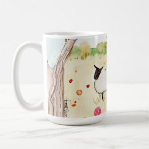 Schafe auf der Wiese Kaffeetasse