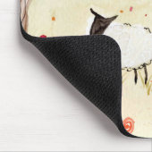 Schafe auf der Wiese Mousepad (Ecke)
