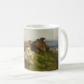 Schafe auf einer Wiese (von August Friedrich Schen Kaffeetasse (VorderseiteRechts)