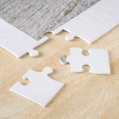 Schafe auf frostigem Feld Puzzle (Seite)
