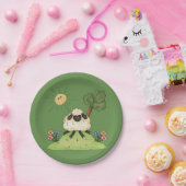 Schafe auf Hügelpapier-Tellern Pappteller (Party)