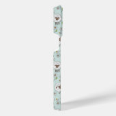 Schafe auf Meerglas blau zählen iPhone Hülle (Rechte Seite)