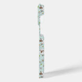 Schafe auf Meerglas blau zählen iPhone Hülle (Linke Seite)