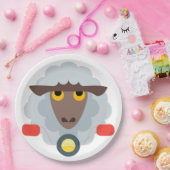 Schafe auf Motorrädern Pappteller (Party)