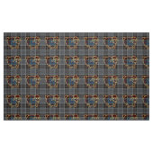 Schafe auf Tartanhintergrund Stoff (Fat Quarter (45,7 x 55,9 cm))