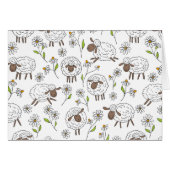 Schafe auf Weiß zählen (Vorderseite (Horizontal))