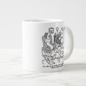 Schafe Bauer Arbeiten von Zuhause mit seiner Schaf Jumbo-Tasse (Vorderseite Rechts)