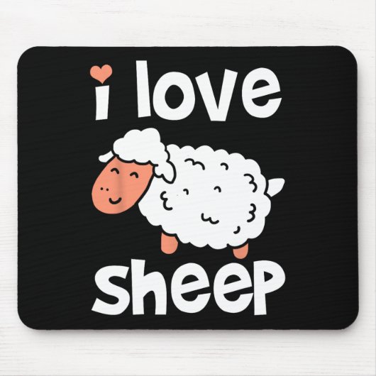 Schafe Bauer Mousepad (Vorne)