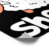 Schafe Bauer Poster (Ecke)