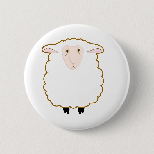 Schafe Button (Vorderseite)
