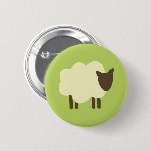 Schafe Button (Vorne & Hinten)