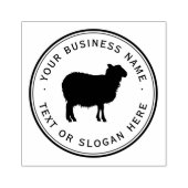 Schafe Custom Business Logo Gummistempel (Prägung)