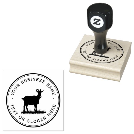 Schafe Custom Business Logo Gummistempel (Stempel)