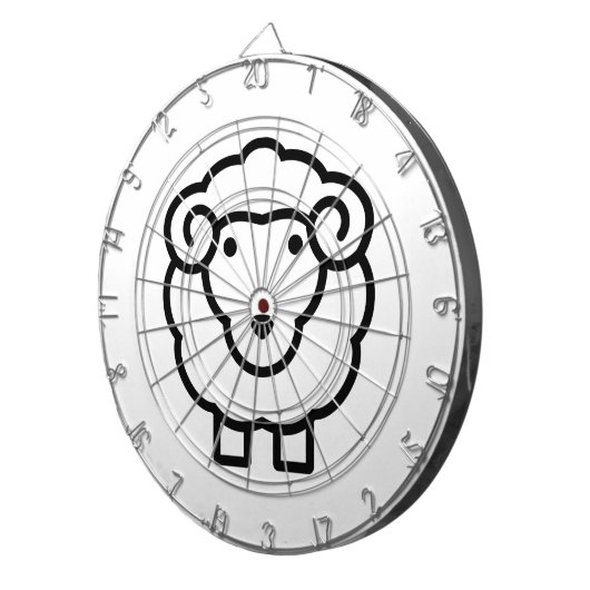 Schafe Dartscheibe (Vorderseite rechts)