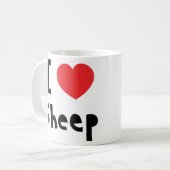 Schafe der Liebe I Kaffeetasse (Vorderseite Links)