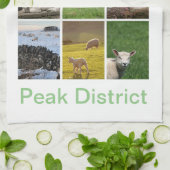 Schafe des Peak District Geschirrtuch (Gefaltet)