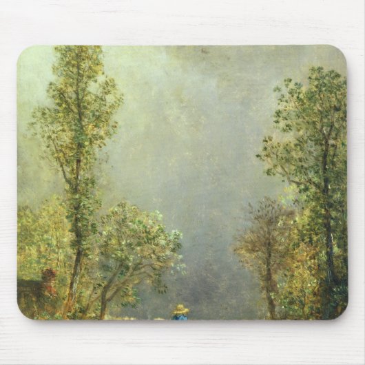 Schafe, die einen Sturm aufpassen Mousepad (Vorne)