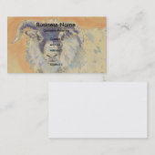 Schafe, die Geschäfts-Karten zeichnen Visitenkarte (Vorne/Hinten)