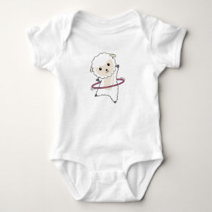 Schafe, die Hullern Sport-Niedliche Tiere Lamm Sch Baby Strampler