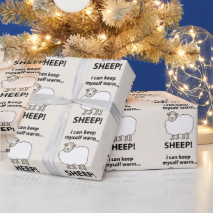 Schafe, die mich warm halten Schafe Geschenkpapier