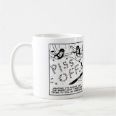 Schafe, die Parachutisten eine Botschaft senden Kaffeetasse (Links)