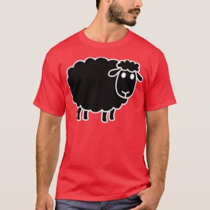 Schafe, die schwarze lustige Witze Sarcastic T-Shirt