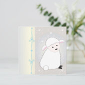 Schafe Einladung (Stehend Vorderseite)