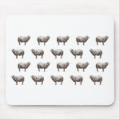 Schafe Emmas Janeway Mousepad (Vorne)